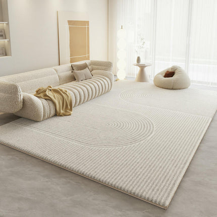 Geometric Indoor Area Rug Modern Carpet For Bedroom Living Room Non Shedding Large Floor Rugs