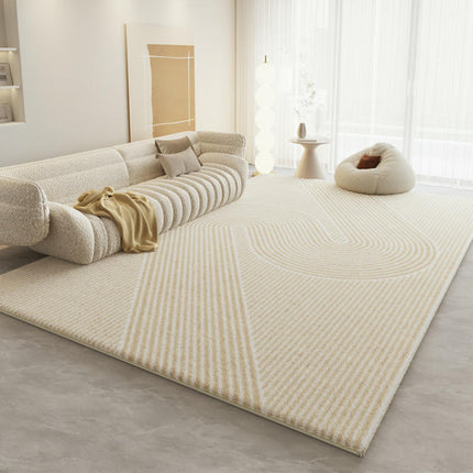 Geometric Indoor Area Rug Modern Carpet For Bedroom Living Room Non Shedding Large Floor Rugs