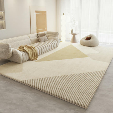 Geometric Indoor Area Rug Modern Carpet For Bedroom Living Room Non Shedding Large Floor Rugs