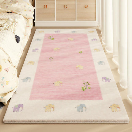 Colorful Area Rug for Kids Room Bedroom, Soft Non Slip Carpet Rugs Bedside Carpet