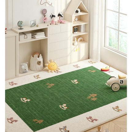 Colorful Area Rug for Kids Room Bedroom, Soft Non Slip Carpet Rugs Bedside Carpet