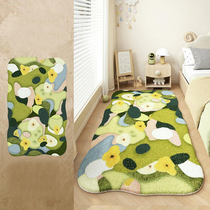 Irregular Rugs for Living Room Soft Cute Bedside Carpet Carpet for Bedroom Area Rug