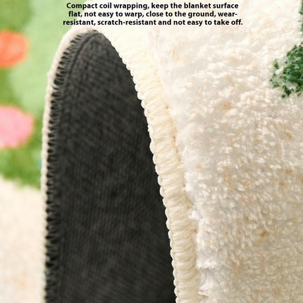 Irregular Rugs for Living Room Soft Cute Bedside Carpet Carpet for Bedroom Area Rug