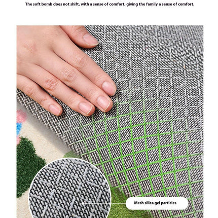 Irregular Rugs for Living Room Soft Cute Bedside Carpet Carpet for Bedroom Area Rug
