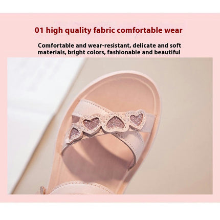 Little Girls Kids Summer Faux Leather Sandals for Summer Party