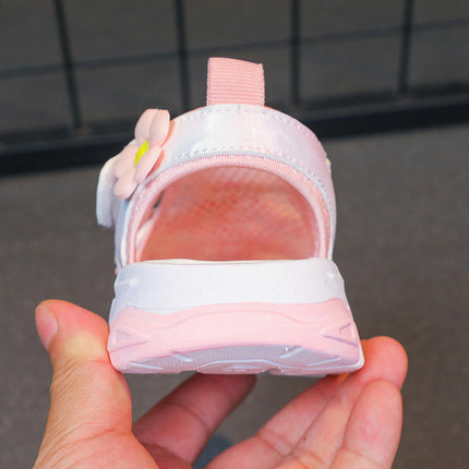 Toddler Girls Sandals Flower Sport Beach Faux Leather Sandals