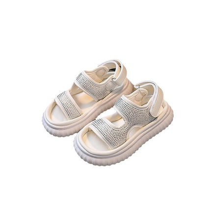 Toddler Girls Athletic Outdoor Summer Sports Faux Leather Sandals
