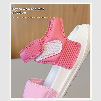 Toddler Girls Summer Sandals Girls Sport Faux Leather Sandals