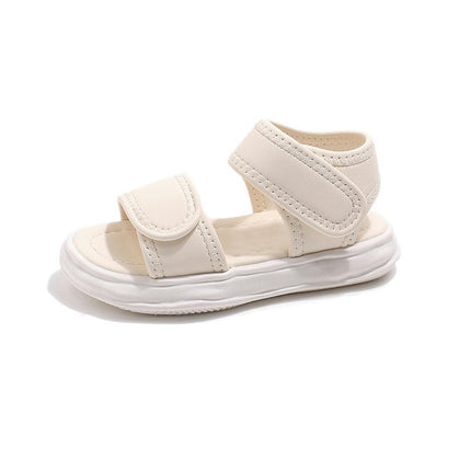 Kids Sandals Girls Open Toe Comfy Casual Sport Beach Faux Leather Sandals