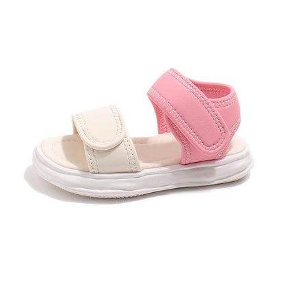 Kids Sandals Girls Open Toe Comfy Casual Sport Beach Faux Leather Sandals