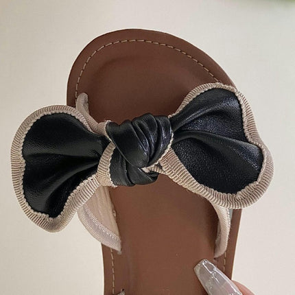 Flower Girls Party Faux Leather Sandals Girl Summer Outdoor Shoes
