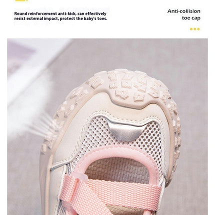 Toddler Girls Sandals Lightweight Sport Beach Faux Leather Sandals