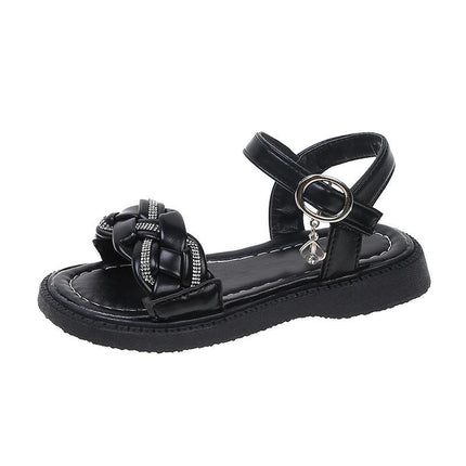 Toddler Girls Sandals Summer School Party Faux Leather Sandals