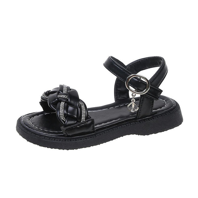 Toddler Girls Sandals Summer School Party Faux Leather Sandals