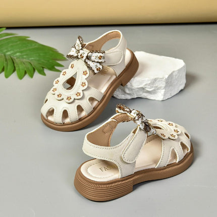 Girls Summer Lightweight Sandals Casual Faux Leather Sandals