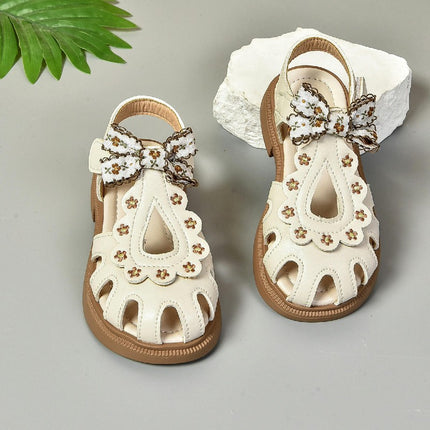 Girls Summer Lightweight Sandals Casual Faux Leather Sandals