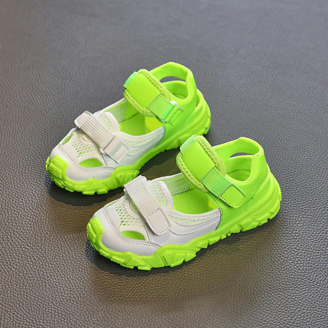 Toddler Girls Sandals Breathable Qucik Dry Sport Beach Faux Leather Sandals