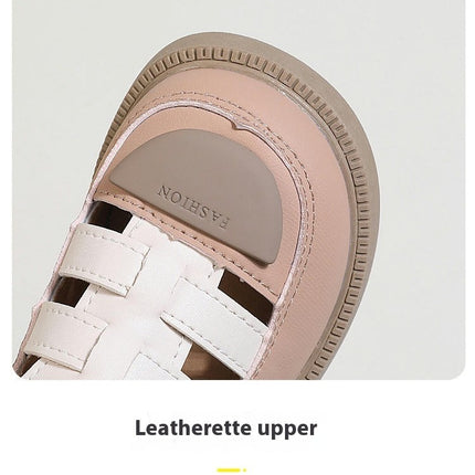 Summer Breathable Sandals Girl Toddler Casual Sport Faux Leather Sandals