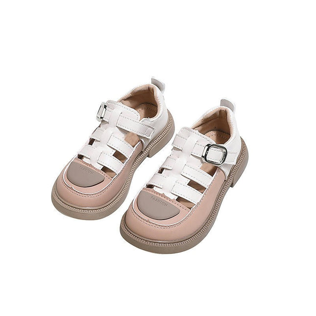 Summer Breathable Sandals Girl Toddler Casual Sport Faux Leather Sandals
