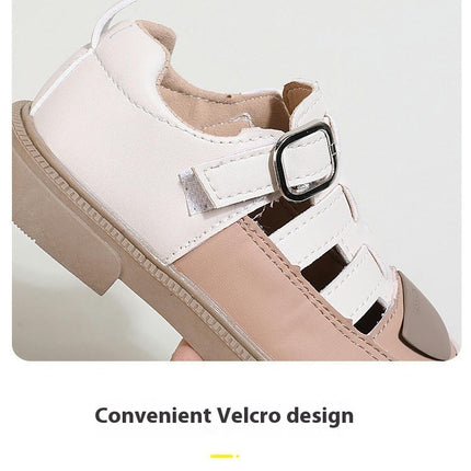Summer Breathable Sandals Girl Toddler Casual Sport Faux Leather Sandals