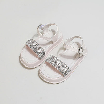 Toddler Girls Sandals Summer Fashion Open Toe Faux Leather Sandals