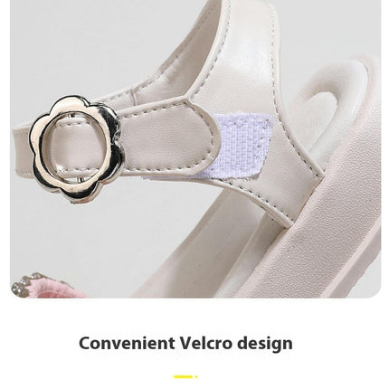 Toddler Girls Sandals Summer Fashion Open Toe Faux Leather Sandals
