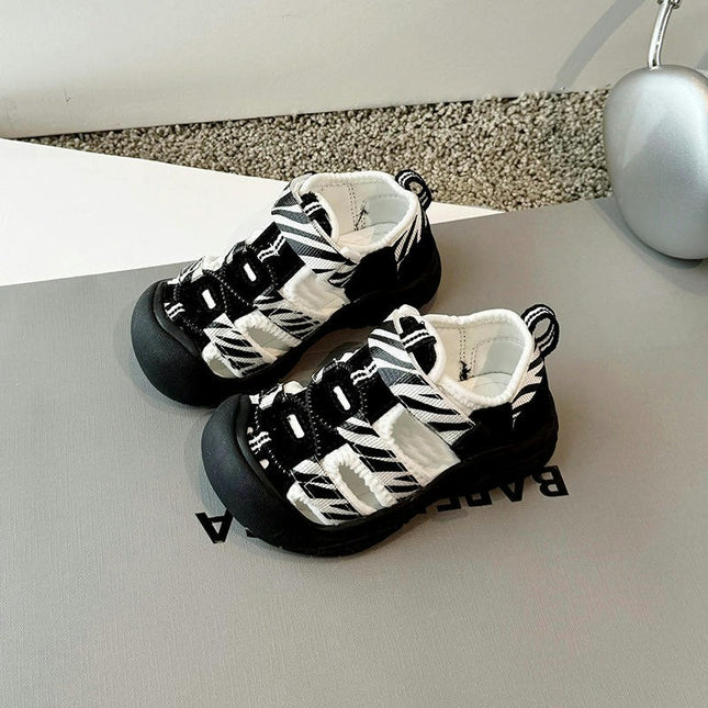 Kids Sandals Girls Closed Toe Outdoor Summer Sport Faux Leather Sandals
