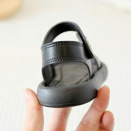 Summer Toddler Girls Little Kid Lightweight Faux Leather Sandals