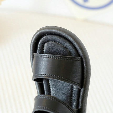 Summer Toddler Girls Little Kid Lightweight Faux Leather Sandals