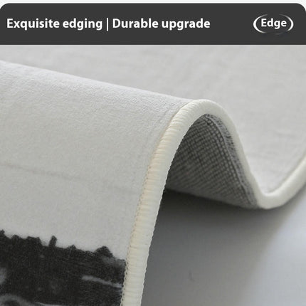 Modern Black and White Carpets Living Room Rug Large Floor Rugs Washable Indoor Floor Carpet 1