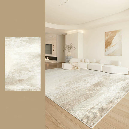 Modern Beige Decor Carpet Living Room Rug Large Floor Rugs Washable Indoor Floor Carpet