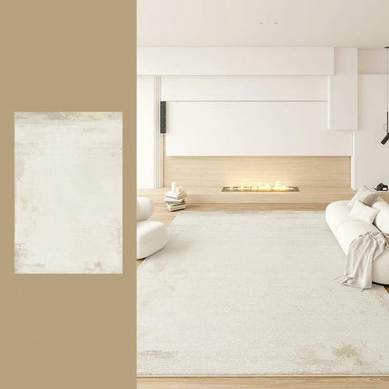 Modern Beige Decor Carpet Living Room Rug Large Floor Rugs Washable Indoor Floor Carpet 1