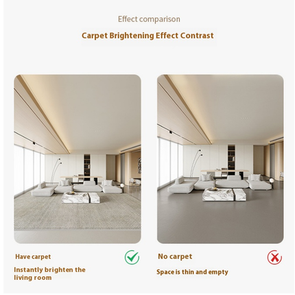 Living Room Rugs Washable Soft Non-Slip Modern Rugs for Dining Room Large Indoor Floor Carpet