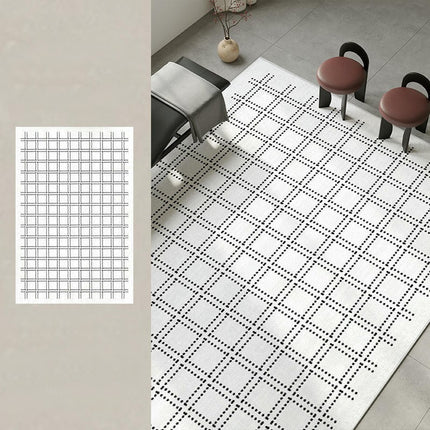 Black and White Carpets Geometric Living Room Rug Large Floor Rugs Indoor Floor Carpet
