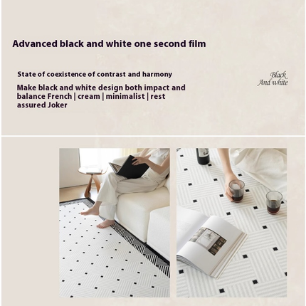 Black and White Carpets Geometric Living Room Rug Large Floor Rugs Indoor Floor Carpet