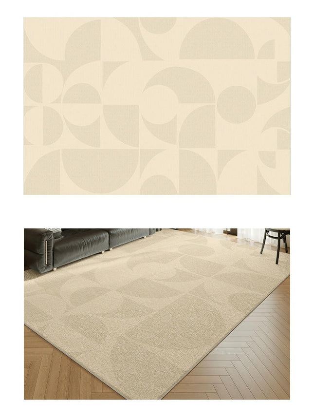 Cream Carpets Geometric Living Room Rug Large Floor Rugs Indoor Floor Carpet