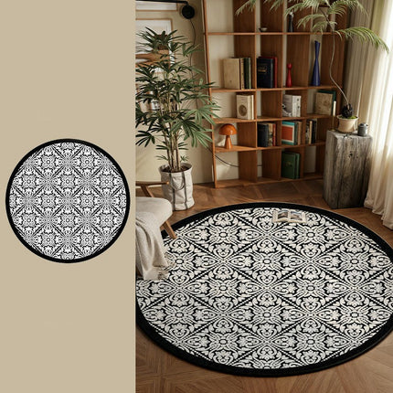 Cream Round Carpets Living Room Rug Large Floor Rugs Indoor Floor Round Carpet