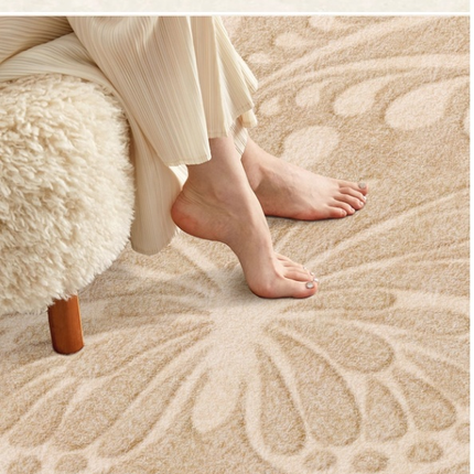 Cream Round Carpets Living Room Rug Large Floor Rugs Indoor Floor Round Carpet
