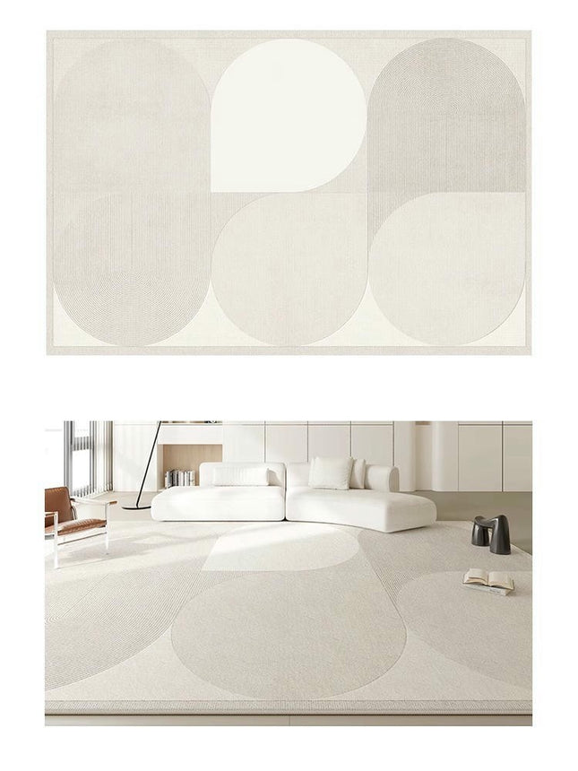 Light Luxury Area Rugs for Living Room Abstract Carpets Modern Geometric Rug