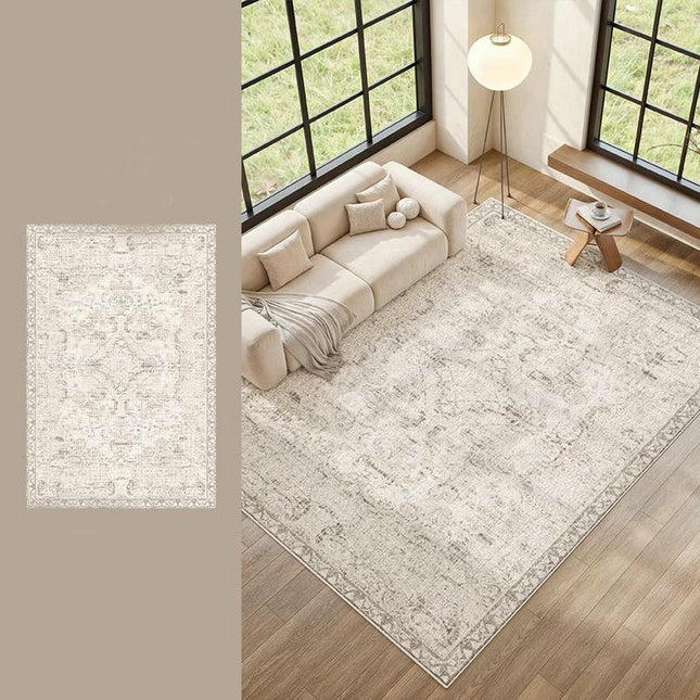 Light Luxury Modern Abstract Area Rug Carpet Rugs for Living Room-Machine Washable Rugs for Bedroom 1