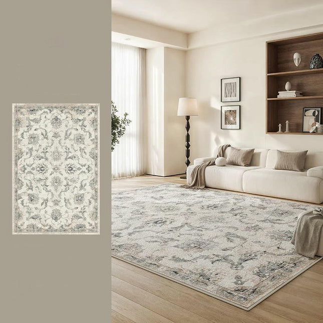 Light Luxury Modern Abstract Area Rug Carpet Rugs for Living Room-Machine Washable Rugs for Bedroom 1