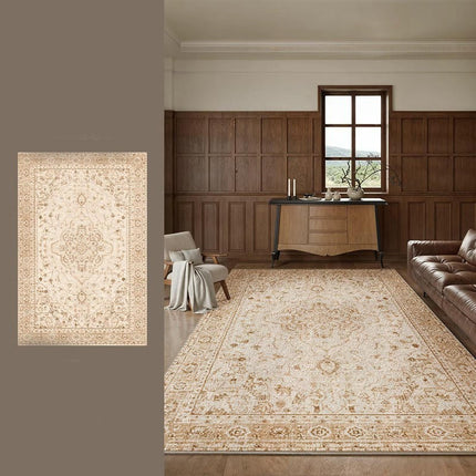 Light Luxury Modern Abstract Area Rug Carpet Rugs for Living Room-Machine Washable Rugs for Bedroom