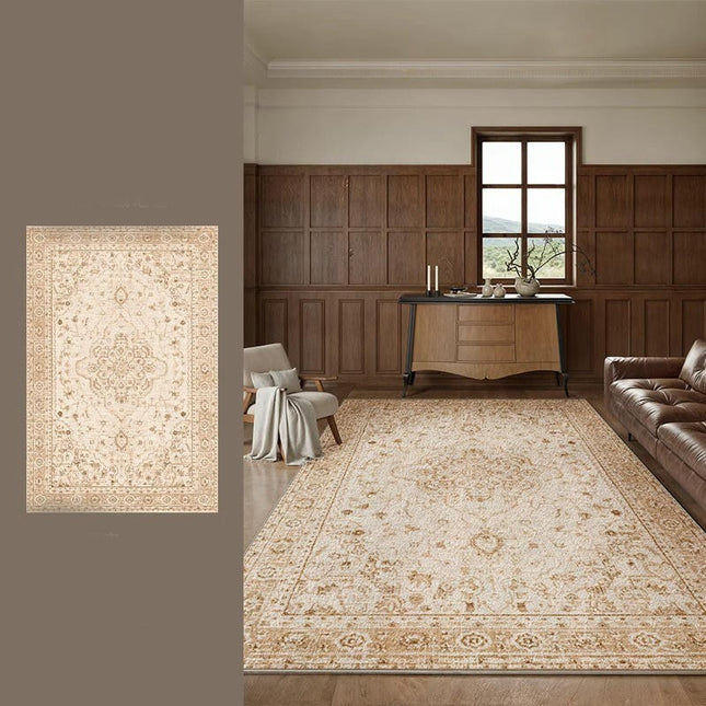 Light Luxury Modern Abstract Area Rug Carpet Rugs for Living Room-Machine Washable Rugs for Bedroom