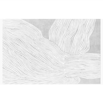 Lines Indoor Large Area Rugs, Machine Washable Carpet for Living Room Bedroom