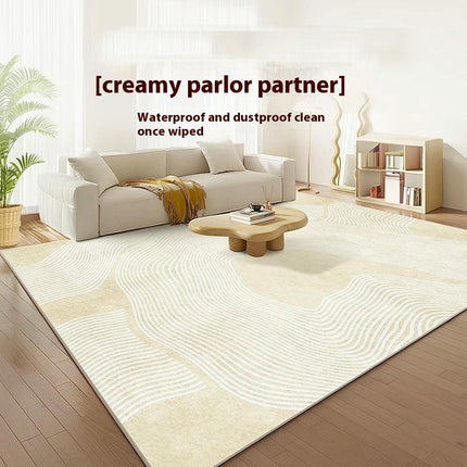 Lines Indoor Large Area Rugs, Machine Washable Carpet for Living Room Bedroom