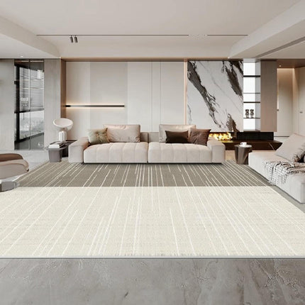 Light Luxury Indoor Large Area Rugs, Machine Washable Carpet for Living Room Bedroom