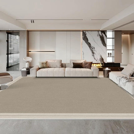 Light Luxury Indoor Large Area Rugs, Machine Washable Carpet for Living Room Bedroom