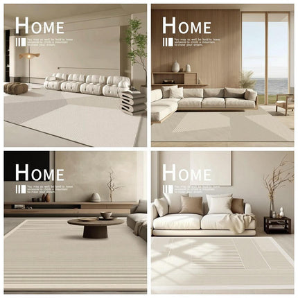 Area Rug Washable Carpet for Living Room Bedroom Light Luxury Indoor Large Area Rugs