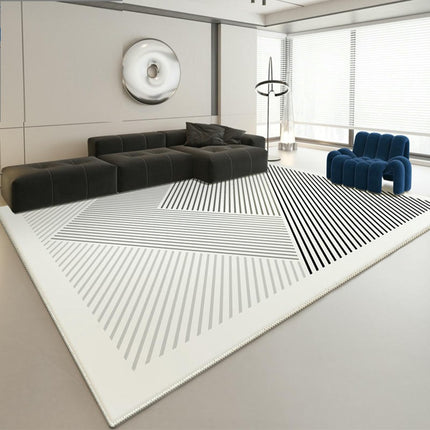 Decor Area Rug Washable Carpet for Living Room Bedroom Lines Indoor Large Area Rugs