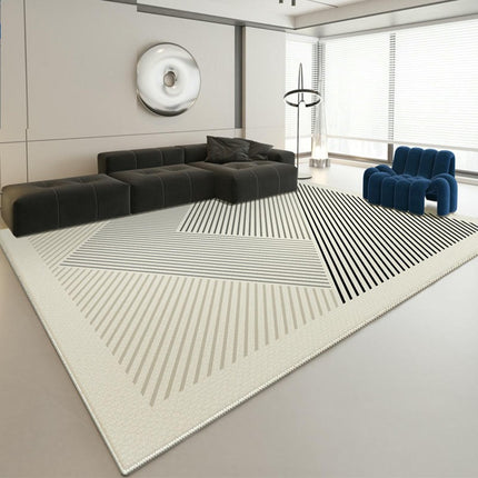 Decor Area Rug Washable Carpet for Living Room Bedroom Lines Indoor Large Area Rugs